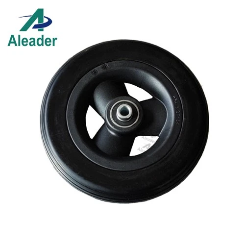 Teiars Caster Solid PU Cadair Olwyn
